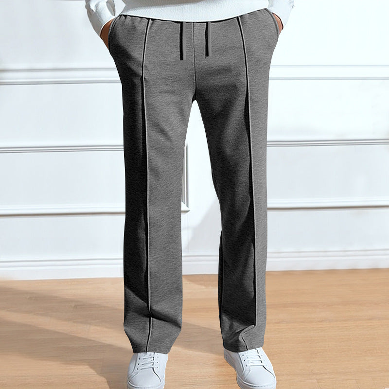 Wear Casual Trousers Loose Tight Rope Straight-leg Trousers In Stock