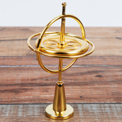 Creative Scientific Learning Metal Finger Gyroscope Gyro Top Pressure Relieve Classic Toy Educational Toy For Children