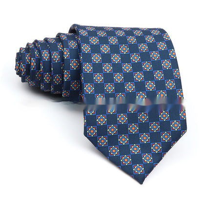 Business Polyester Men's Printed Workplace Tie