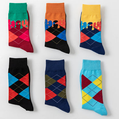 Long Happy Socks Trendy Casual