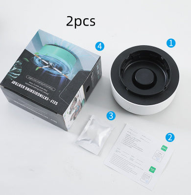 Removal Air Purification Ashtray Anion Purification Practical Automatic Purifier Ashtray Portable Gadgets For Car Ashtray