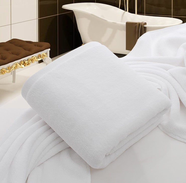 Pure cotton thickened bath towel