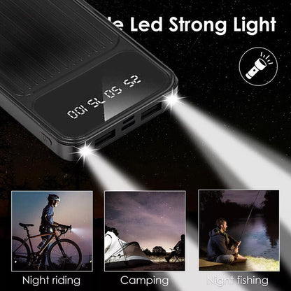 Portable  Power Bank 2 USB LED Fast Charger Battery Suitable For Mobile Phones