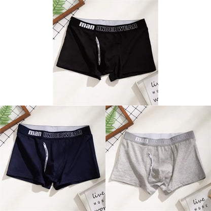 Mens Boxers 100% Cotton Underwear Sleep Underpants Men Panties Shorts Comfortable Plus Size Mens Underwear Boxer Hombre Men 4XL
