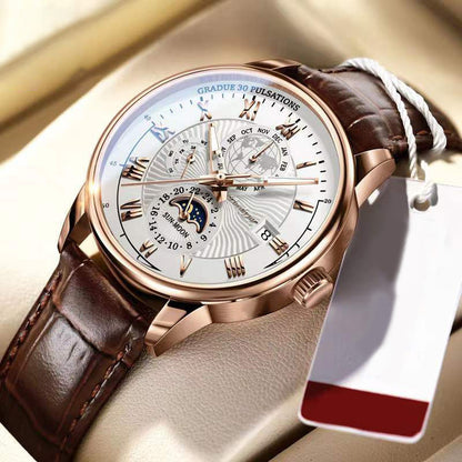 Fashion Personality Business Belt Watch Men