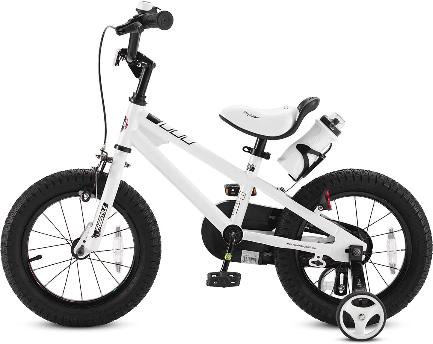 Freestyle Kids Bike 12 14 16 18 20 Inch Bicycle, Training Wheels or Kickstand Available, for Boys Girls Ages 3+ Years, Multiple Colors