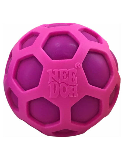 Nee Doh Atomic Squeeze Ball - Novelty Fidget Toy for Children Ages 3 and Up, Available in Multiple Colors